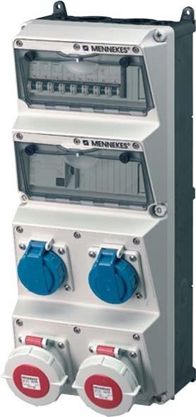 Produktbild Mennekes MEN 940013 Steckdosen-Kombination AMAXX (2 x, CEE 7/3)
