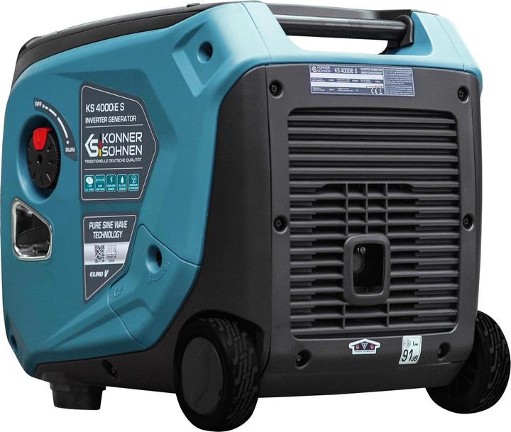 Actual product image Könner & Söhnen Inverterinis generatorius KS 4000iE S Silent (3500 W, 12 l)