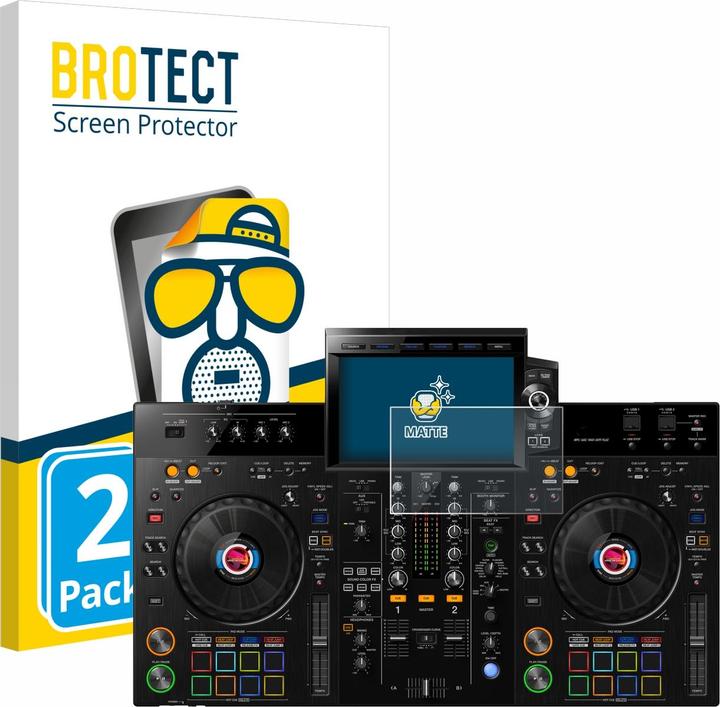 Produktbild BROTECT Entspiegelungs-Schutzfolie Displayschutz Matt (2 Stück, XDJ-RX3)