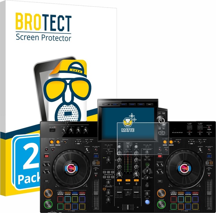 Productafbeelding BROTECT Antireflecterende schermbeschermer mat (2 Stuk, XDJ-RX3)