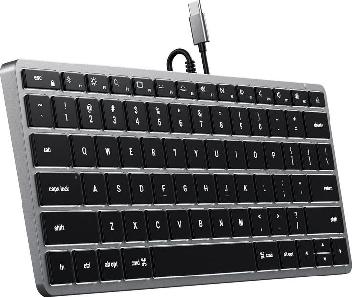 Produktbild Satechi Slim W1 - Tastatur - hinterleuchtet (US, Kabelgebunden)