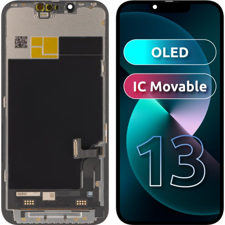 Actual product image JK Display Unit für iPhone 13, OLED Version, Schwarz (Display, Apple iPhone 13)