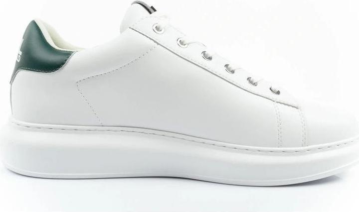 Actual product image Karl Lagerfeld men's shoes sneakers Kapri natural leather white (46)
