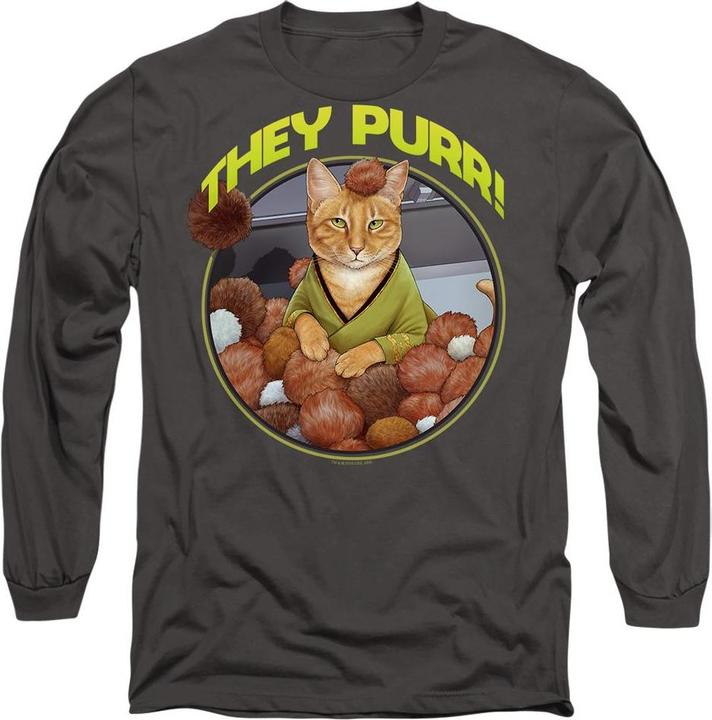 Actual product image Unisex Adult The Purr T-Shirt (XL)