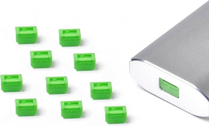 Actual product image Smart Keeper Mini Display Port Mini Blocker green 10 pcs.
