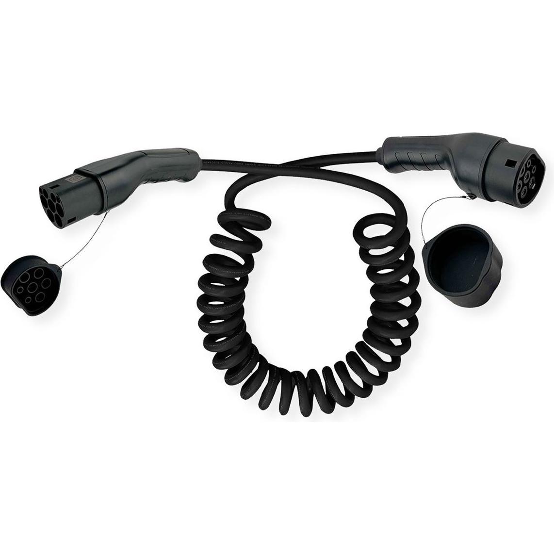 Roline, Cavo di ricarica per auto elettrica, 19.08.0035 (Tipo 2, 7.40 kW, 32 A, 5 m)