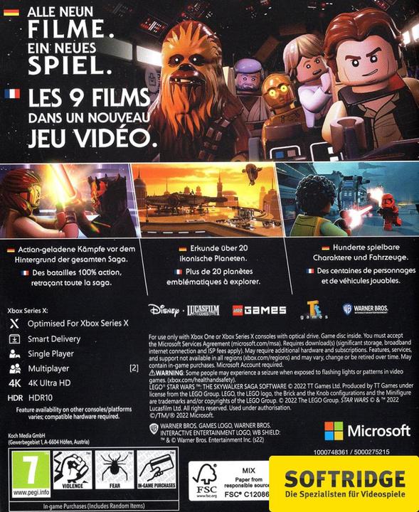 Produktbild WB Lego Star Wars: The Skywalker Saga (Xbox One S, DE)