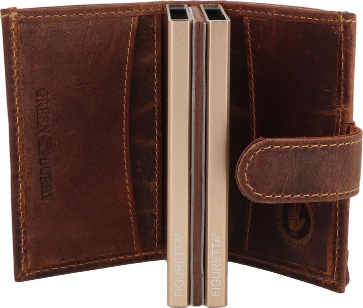 Immagine prodotto Greenburry Vintage Geldbörse RFID Schutz Leder 8 cm