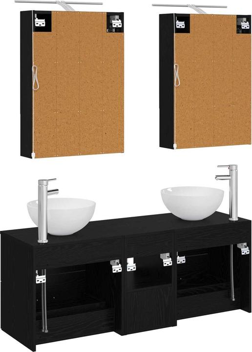 Produktbild vidaXL Badezimmerspiegel-Set (14.50 x 70 cm)