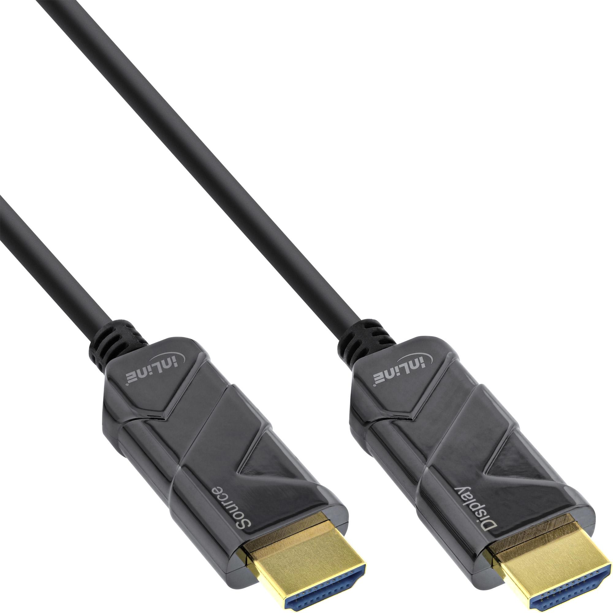 InLine HDMI AOC Kabel (50 m, HDMI), Video Kabel