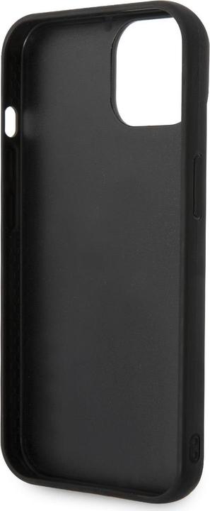 Immagine prodotto Karl Lagerfeld KLHCP14MPSQPK Custodia rigida per iPhone 14 Plus 6,7" in pelle/nero Puffy Ikonik Pin (Apple iPhone 14 Plus)