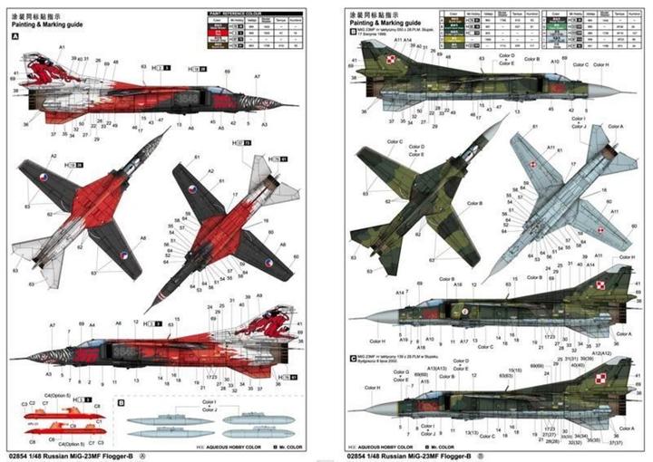 Produktbild Trumpeter Russian MIG-23MF Flogger-B
