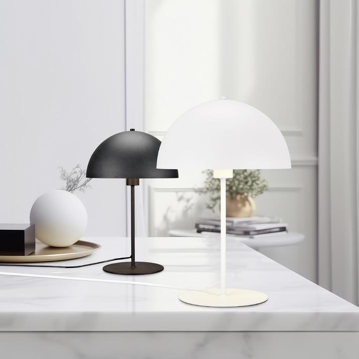 Image du produit Trio Nola lampe de table E14 ⌀20cm blanc mat (E14)