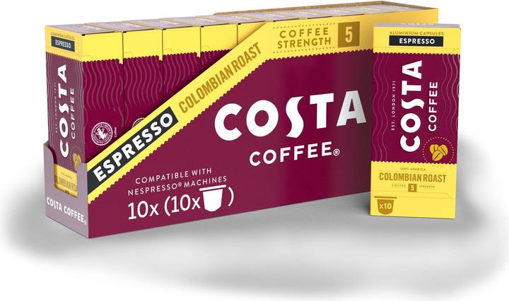 Costa Coffee Colombian Espresso (100 x Port.)