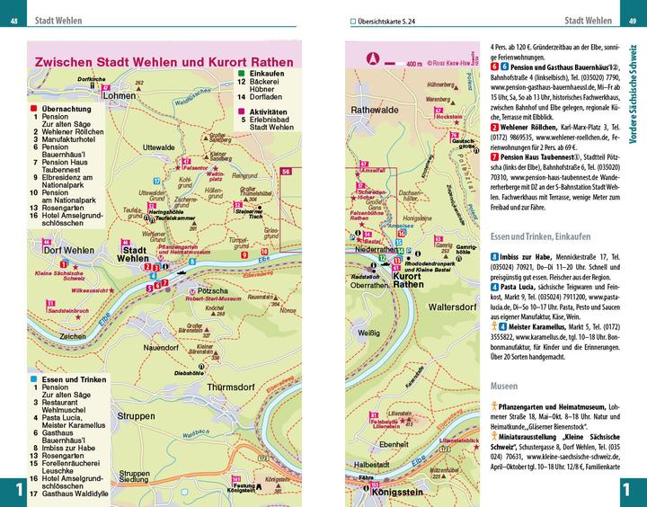 Immagine prodotto Guida di viaggio Svizzera sassone con Dresda (Tedesco, Detlef Krell, 2024)