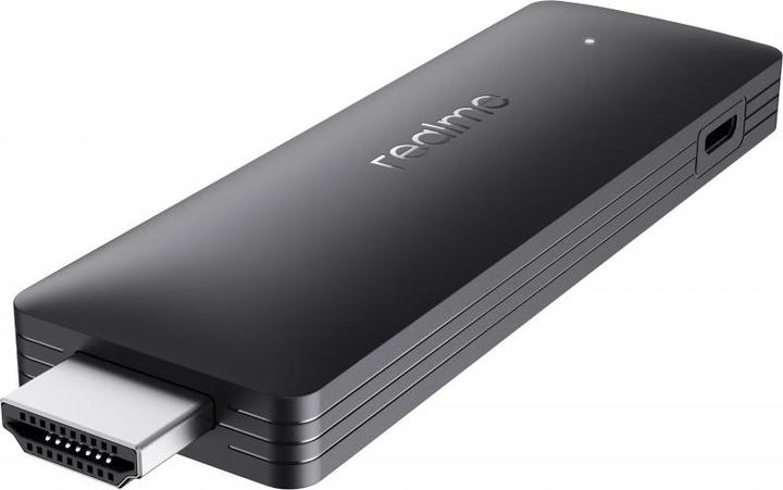 Actual product image realme Smart TV Stick with Remote and Android TV, integrated Chromecast, Black R