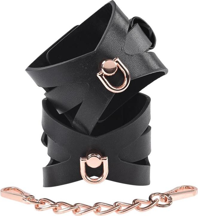 Produktbild Sportsheets Sex And Mischief Brat Handcuffs Black 28 cm