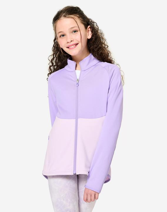 Immagine prodotto Decathlon Trainingsjacke Mädchen tailliert - helllila/dunkellila