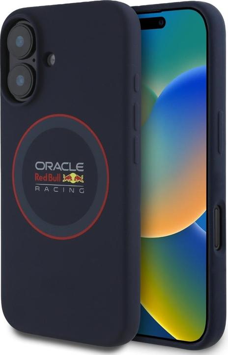 Produktbild Red Bull Racing - Silicone Red Ring MagSafe (RBHMP16S24SIILVR) - iPhone 16 - Navy (Apple iPhone 16)