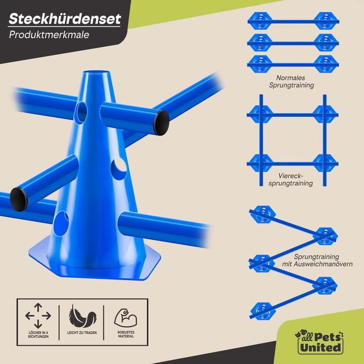Immagine prodotto All Pets United Agility Steckhürden-Set (Destrezza)