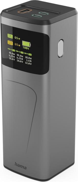 Hama High Power (20000 mAh, 65 W, 74 Wh)