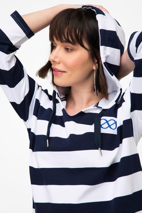Produktbild Laurasøn Hoodie, Blockstreifen, Kapuze, 3/4-Ärmel (L)