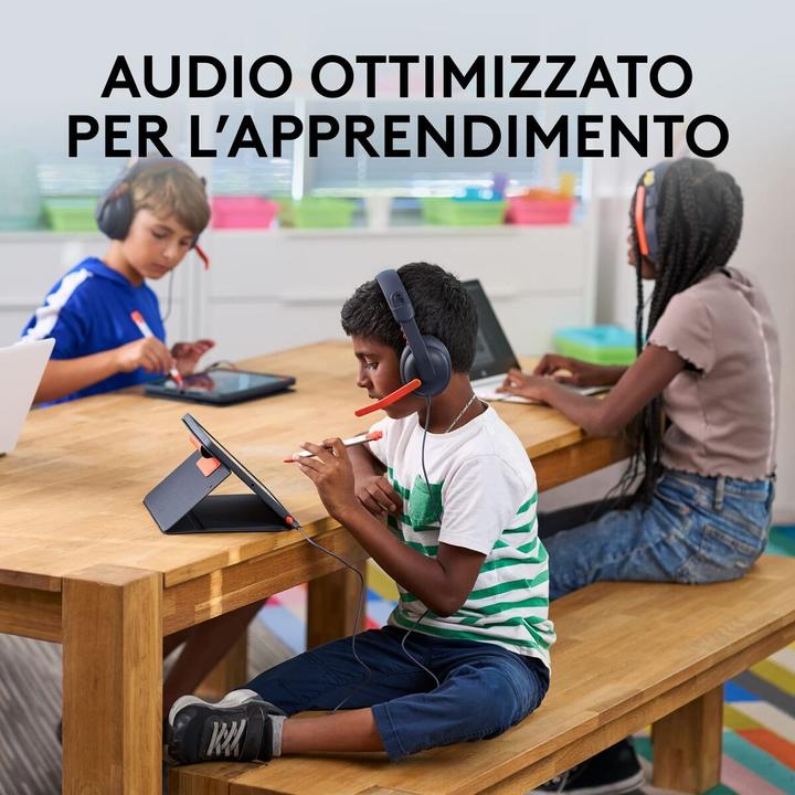 Produktbild Logitech Zone Learn - CLASSIC BLUE - OVER EAR AUX 3.5mm - EDU