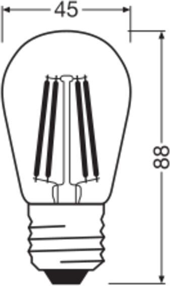 Produktbild Osram Vintage 1906 Led Classic Edison (E27, 4.80 W, 360 lm, 1 x, G)