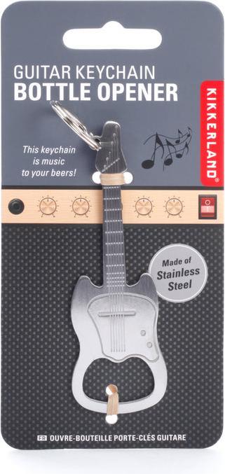 Actual product image Kikkerland Guitar Keychain