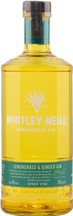 Immagine prodotto Whitley Neill Lemongrass & Ginger Dry Gin (1 x 70 cl)