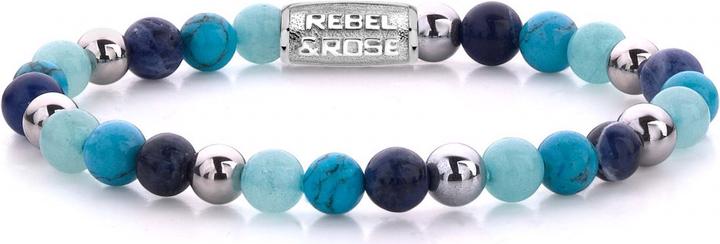 Actual product image Rebel & Rose Blue summer vibes (16.50 cm, Stainless steel, Coloured stones)