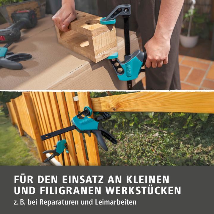 Produktbild wolfcraft 1 EHZ - Einhandzwinge Easy 75/300mm (300 mm)