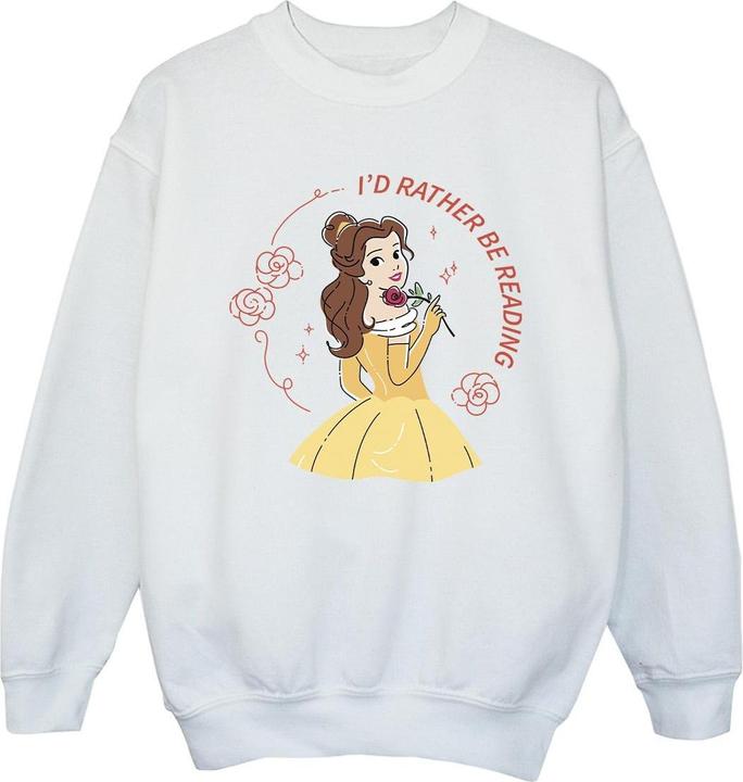 Produktbild Disney Beauty And The Beast I'd Rather Be Reading Sweatshirt Mädchen (152, 158)