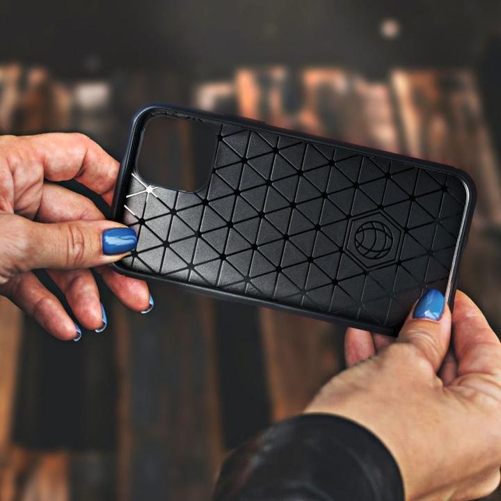 Actual product image OEM Other CARBON case for SAMSUNG A41 black (Samsung Galaxy A41)