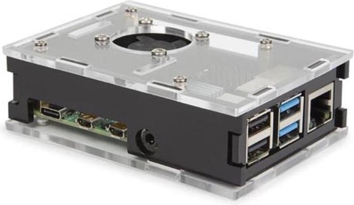 Actual product image Whadda Case Transparent Case For Raspberry PI 4