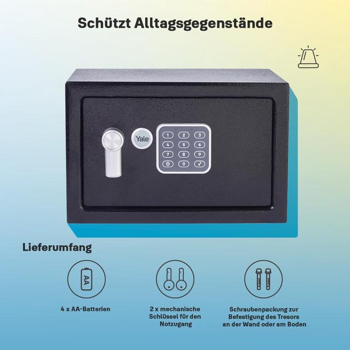 Produktbild Yale Möbeltresor DB2 mit Alarmfunktion (8.60 l)