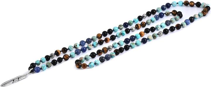 Image du produit Balibay Silas (Pierre précieuse, Jaspe, Argent sterling 925, œil de tigre, Lapis-lazuli, Onyx)