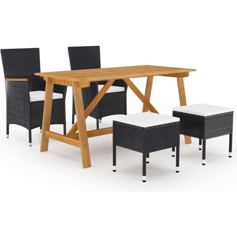 VidaXL, Gartentisch + Balkontisch, Garten-Essgruppe (70 cm)