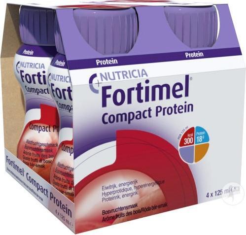 Actual product image Fortimel Compact Protein cooling berry (cool berry, 4 x)