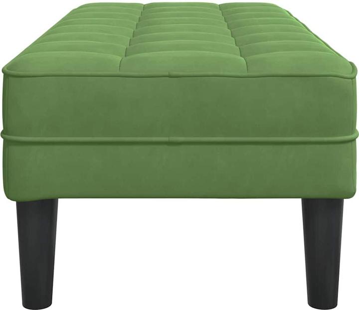 Actual product image vidaXL Samt Ottoman (57 cm)
