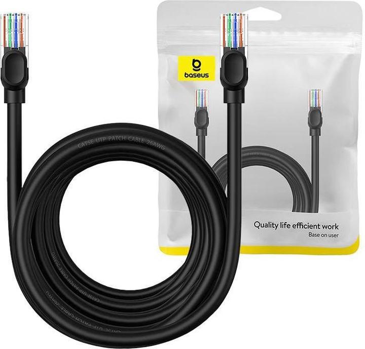 Produktbild Baseus Ethernet CAT5, 8m network cable (black) (CAT5, 8 m)