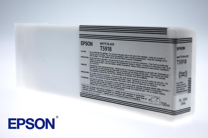 Image du produit Epson T5918 Cartouche d'encre noire mate Capacité standard 700ml 1-pack (MBK)