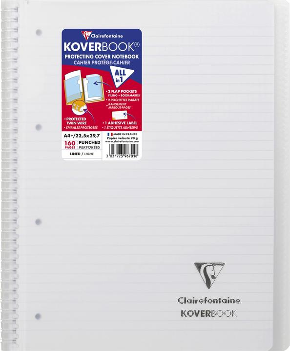 Actual product image Clairefontaine Koverbook (A4+, Lined, Hardcover)