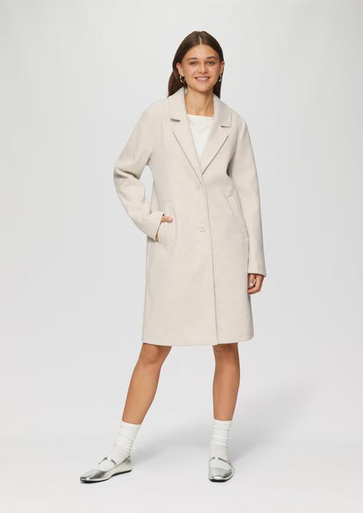 Produktbild S.Oliver Outdoor-Mantel Melierter Mantel mit Reverskragen