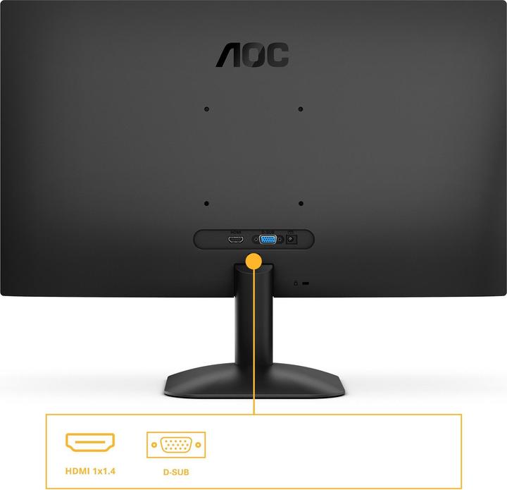 Actual product image AOC 24B31H IPS Monitor,,, D-Sub, HDMI (1920 x 1080 pixels, 23.80")