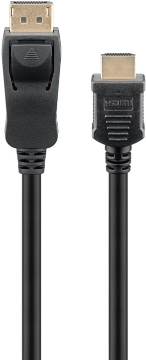Actual product image Goobay DisplayPort to HDMI adapter cable (5 m, DisplayPort)