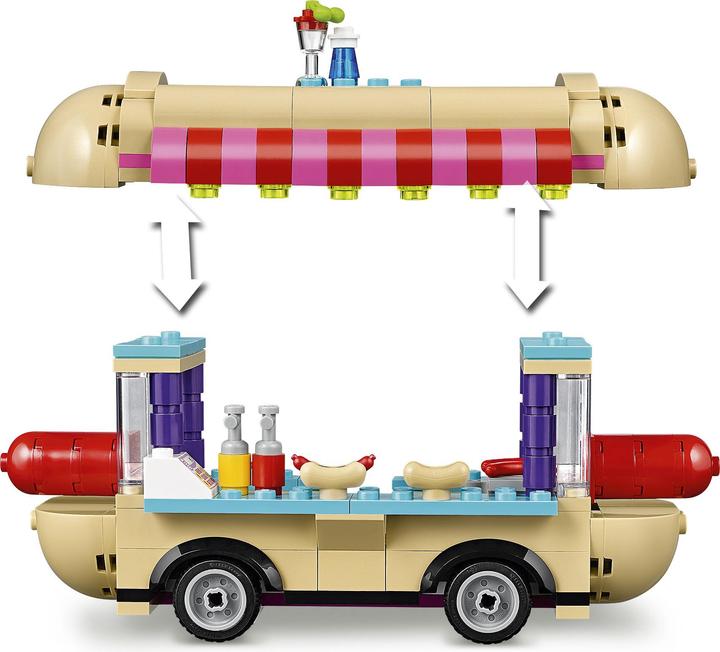 Produktbild LEGO Friends Hot-Dog-Stand im Freizeitpark (41129, LEGO Friends)
