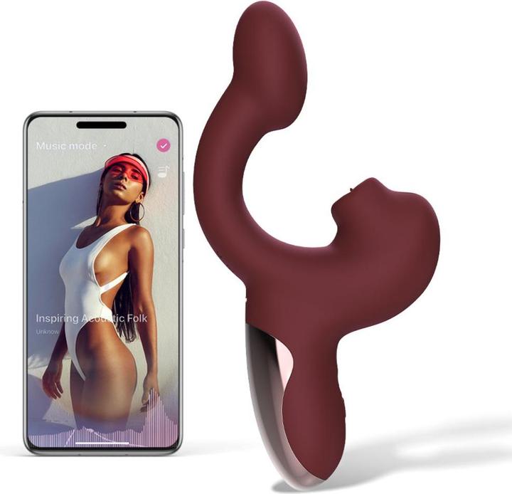 Actual product image Magic Motion – Magic Ponder Vibrator with Lick & G-Spot Function – Red