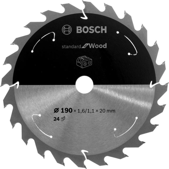 Produktbild Bosch Professional Zubehör PRO Wood cordless Kreissägeblatt, 190 x 1,6 x 20 mm