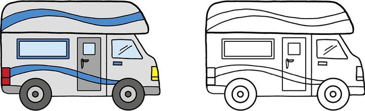 Actual product image My very first thick coloring book (tractor)